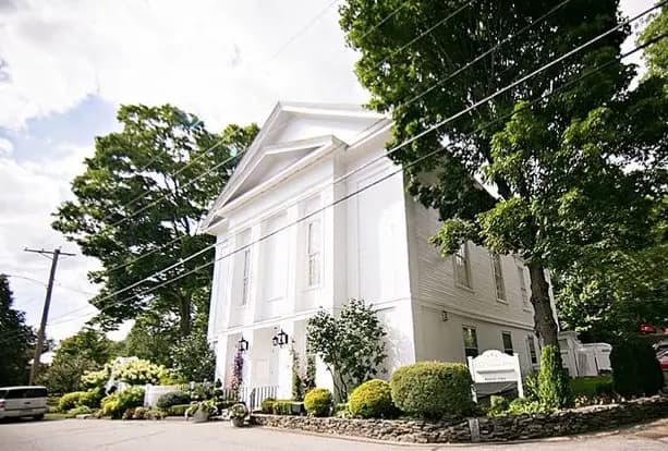 The Commons 1854 — historic wedding venue exterior in Topsfield, Massachusetts